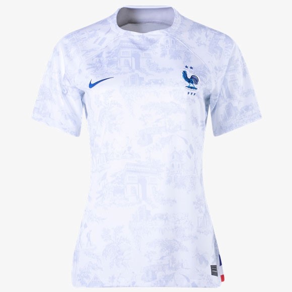 Camiseta Francia Replica Segunda Ropa Mujer 2022/23